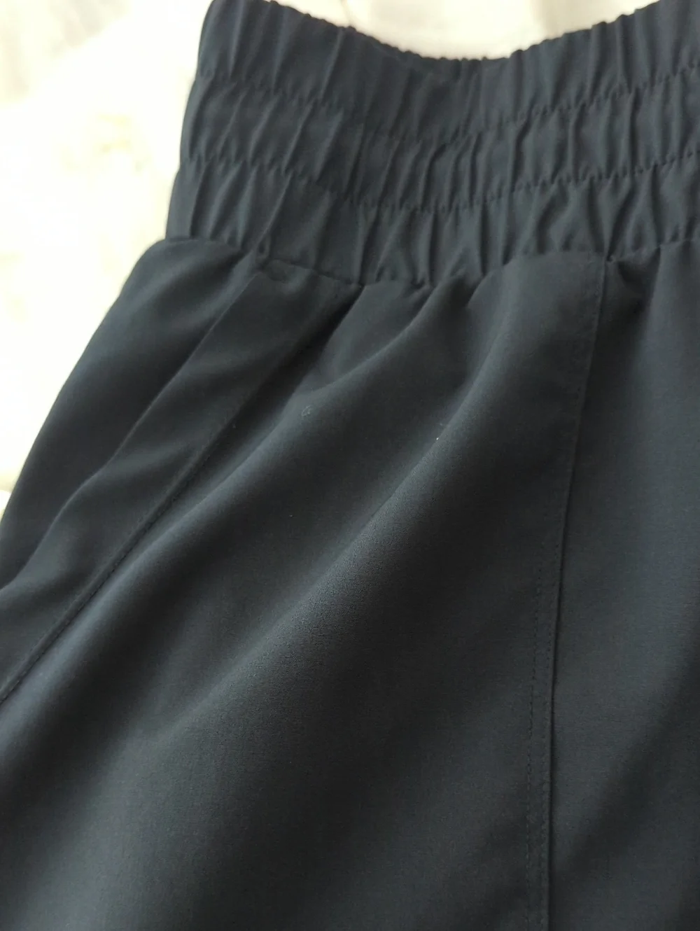 NWT! ~MONDETTA~ FABULOUS BLACK WIDE LEG PANTS-L - Picture 5 of 13